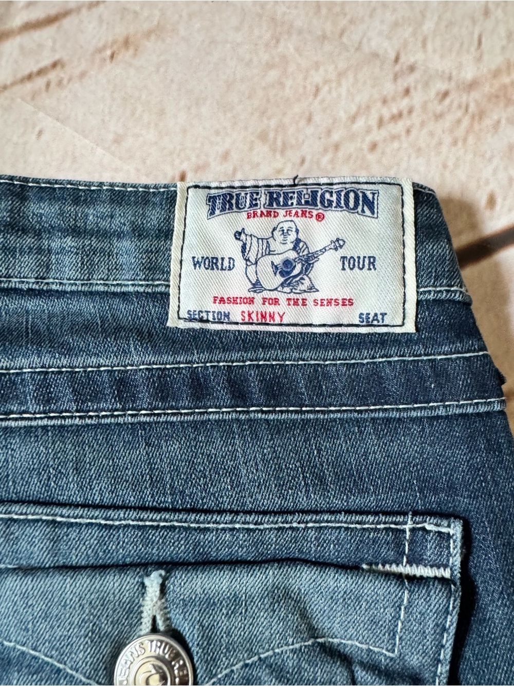 True Religion womens Skinny Jeans - Blue NWOT
